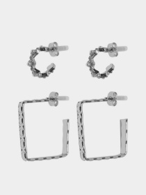 Серьги-гвоздики Only модель 15328093_Silver Фото