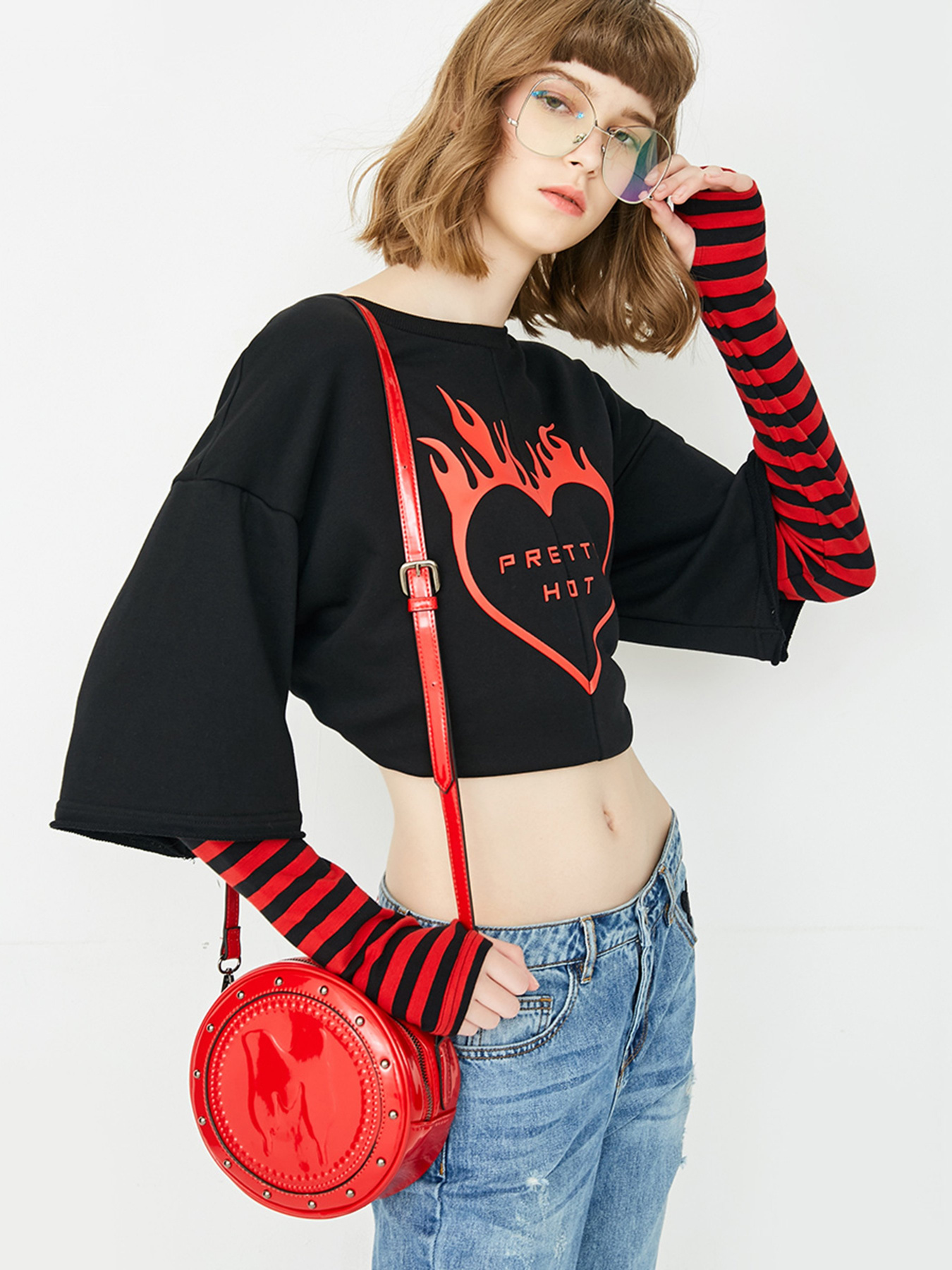 Сумка Only модель 117385508F17_червоний Фото