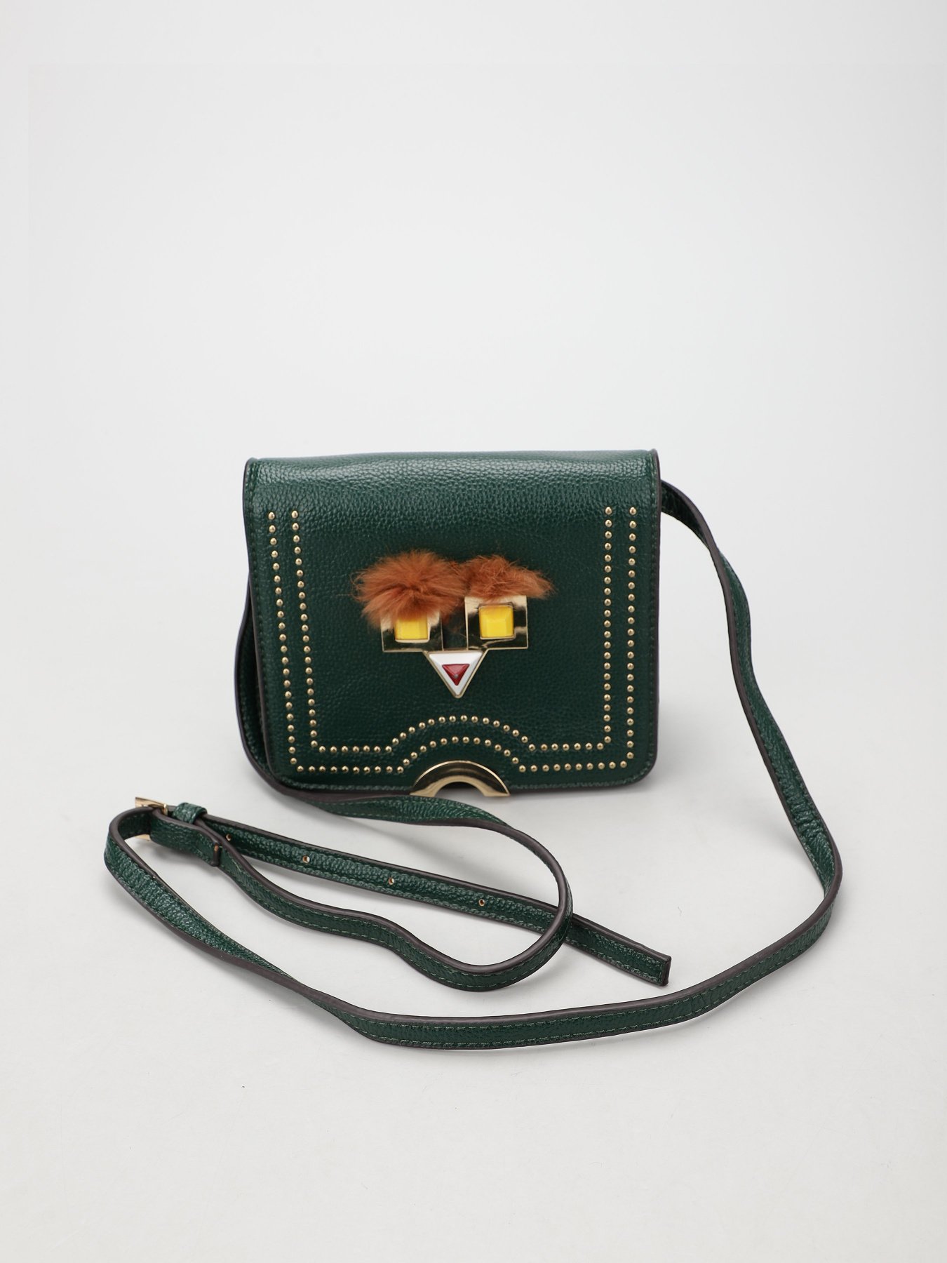 Сумка Only модель 118385508E59_т.зелений комб. Фото