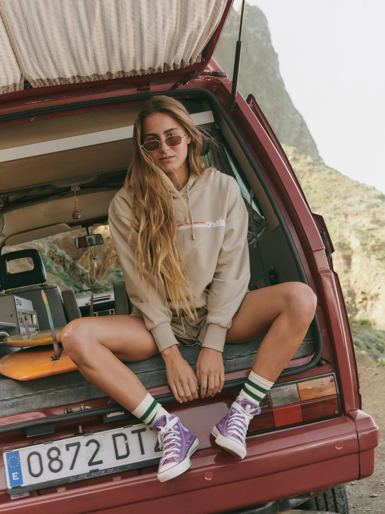 Худі O'Neill модель 1750019_бежевий комб. Фото