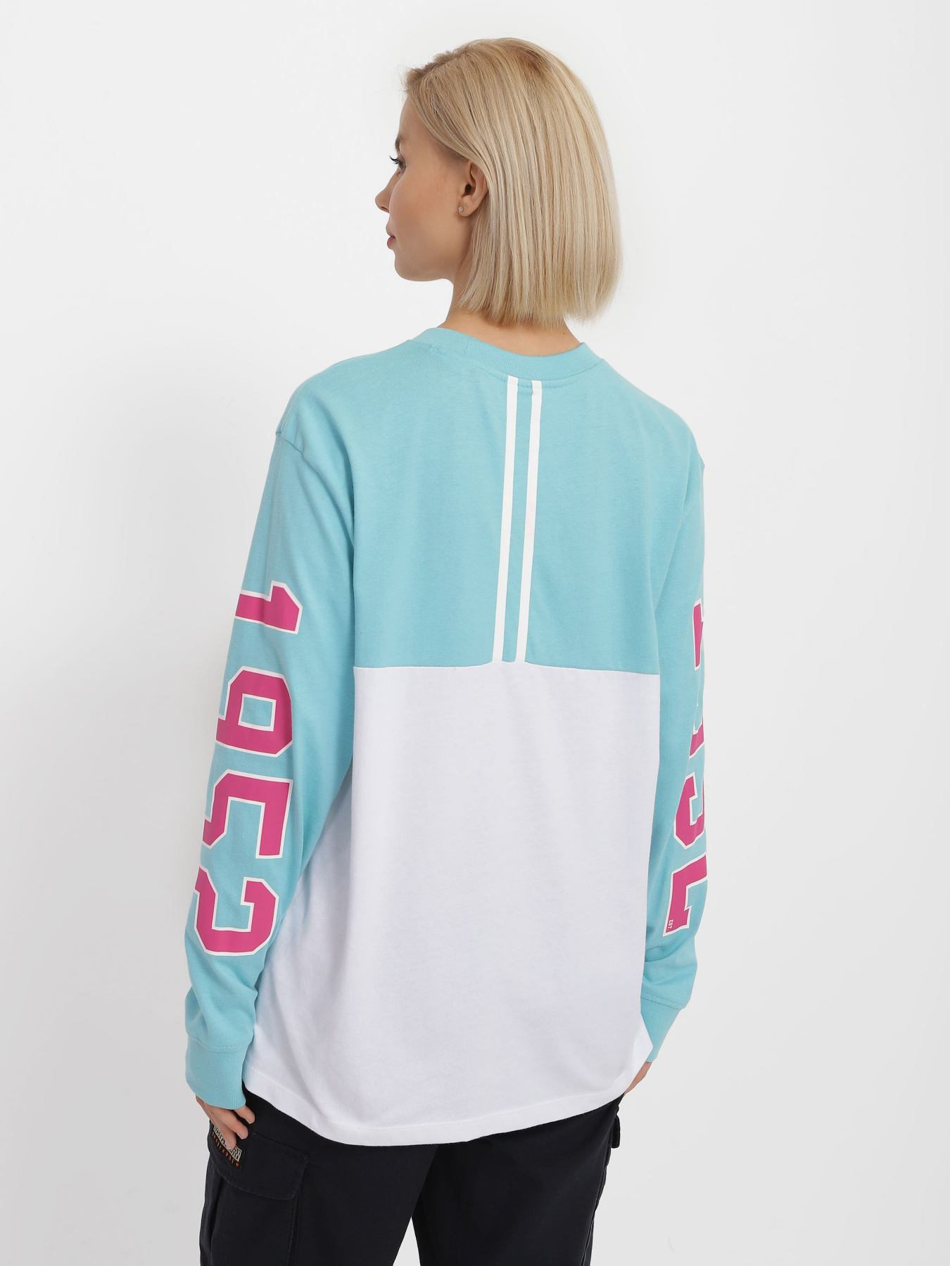 Лонгслів O'Neill модель 1850063_блакитний комб. Фото