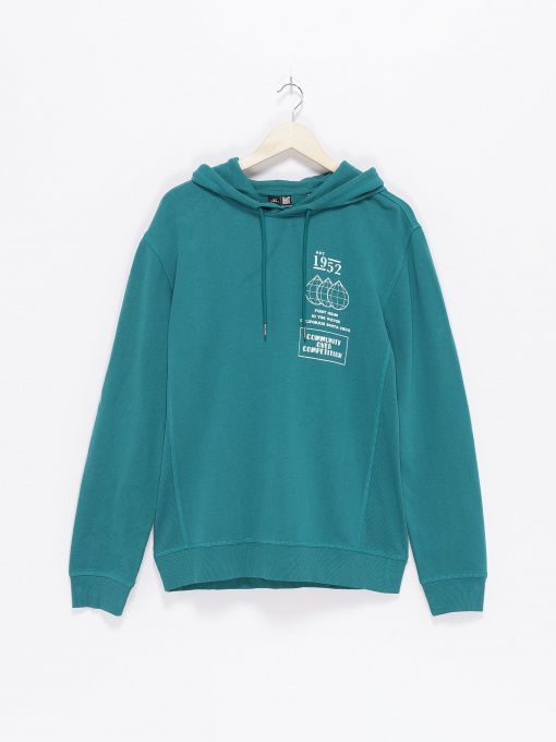 Худі O'Neill модель 2750022_бірюзовий комб. Фото