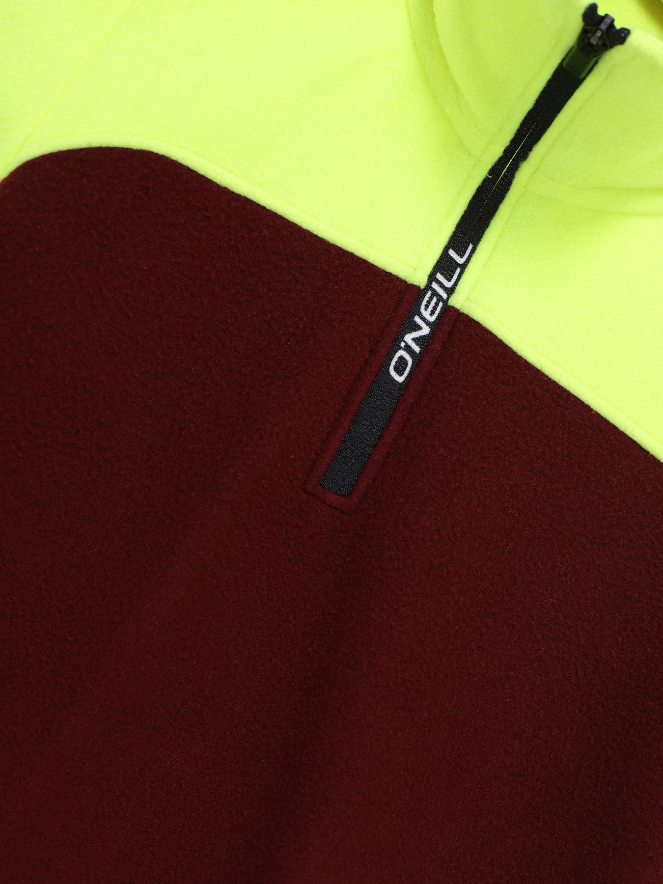 Лонгслив O'Neill модель 3350012_бордовий з салатовим Фото