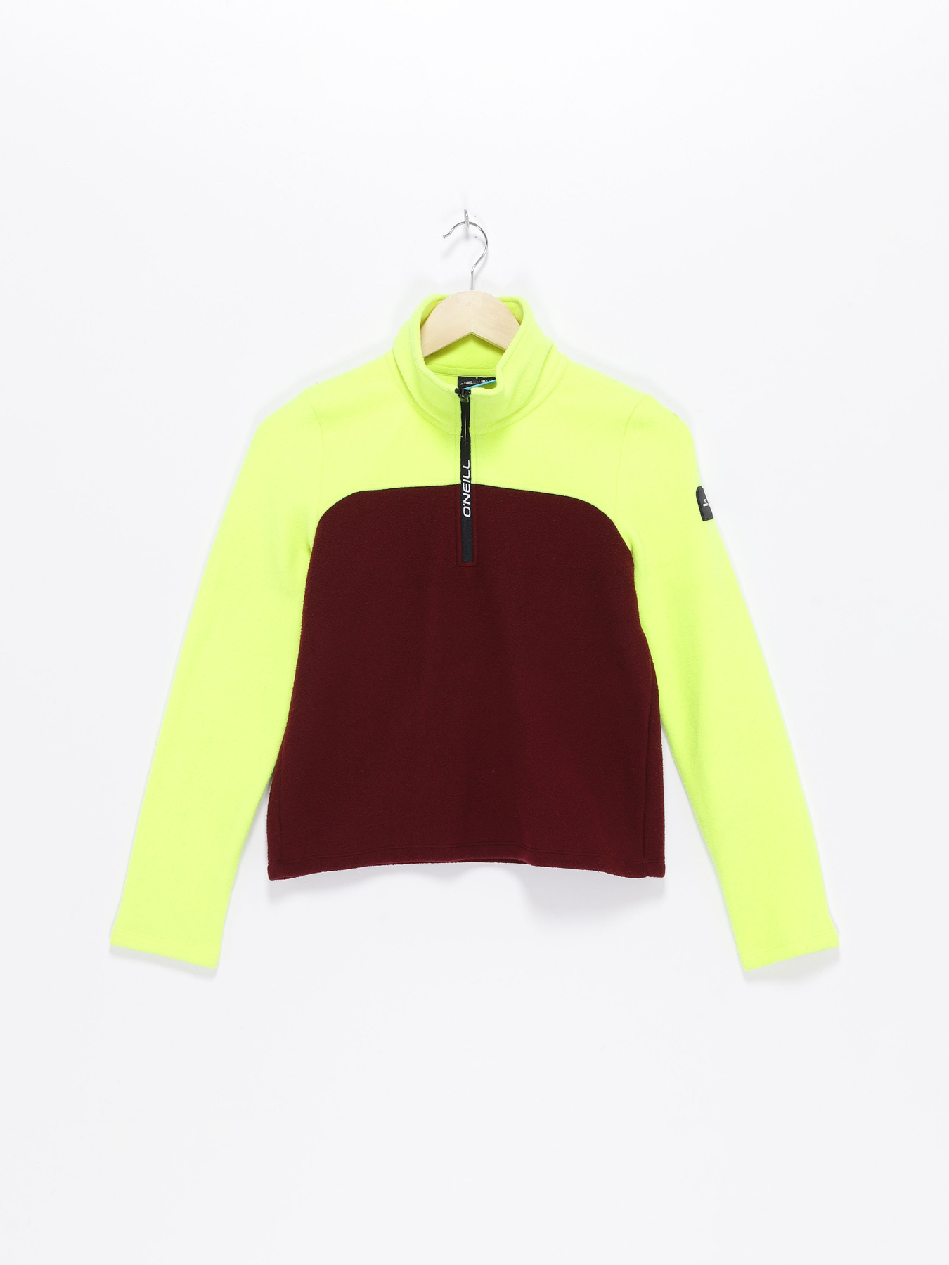 Лонгслив O'Neill модель 3350012_бордовий з салатовим Фото