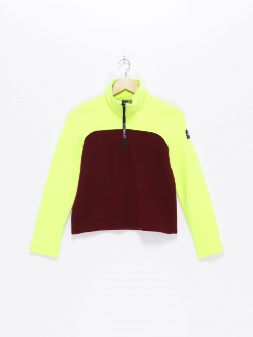 Лонгслів O'Neill модель 3350012_бордовий з салатовим Фото