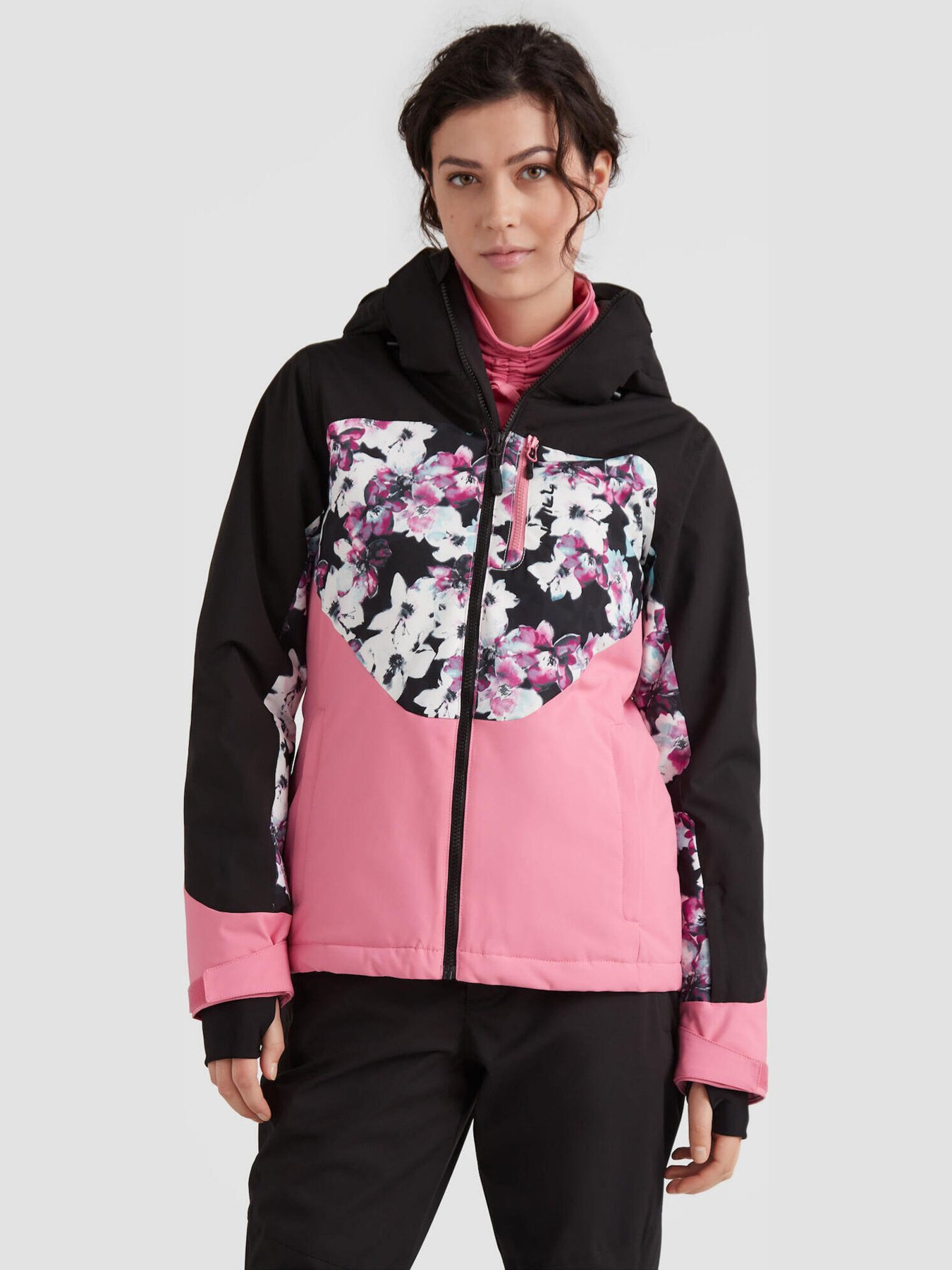 Аутдор и горнолыжнаякуртка O'Neill модель 1500008_рожевий комб. Фото