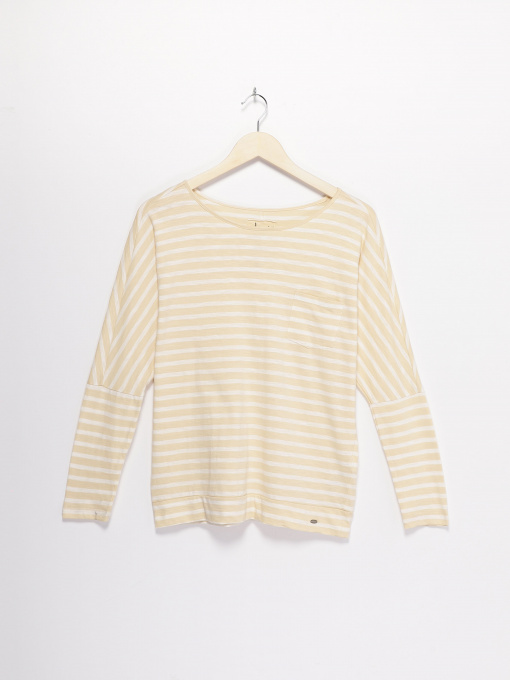 Лонгслів O'Neill модель 7A7160_бежевий комб. Фото