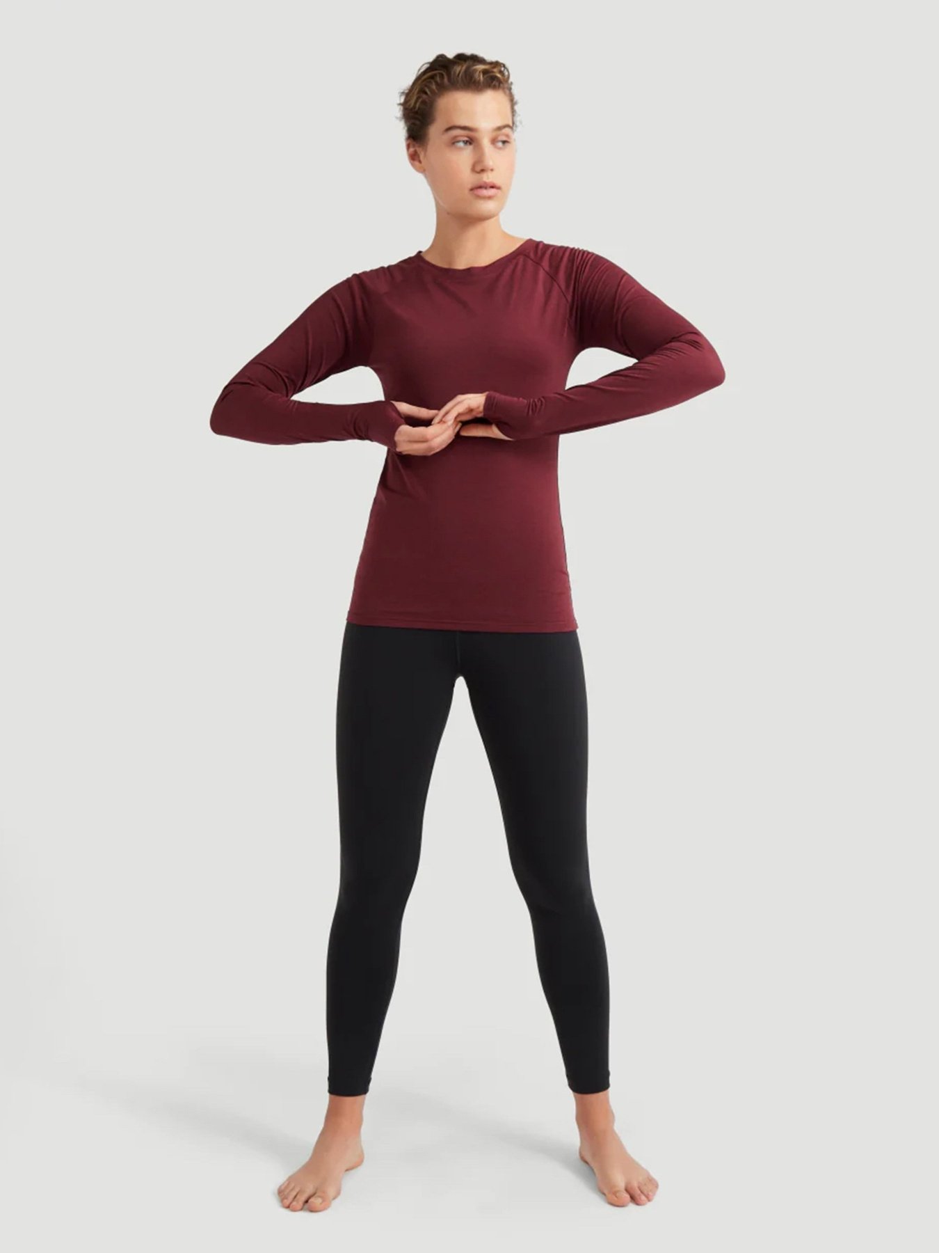 Лонгслів O'Neill модель N07164_бордовий Фото