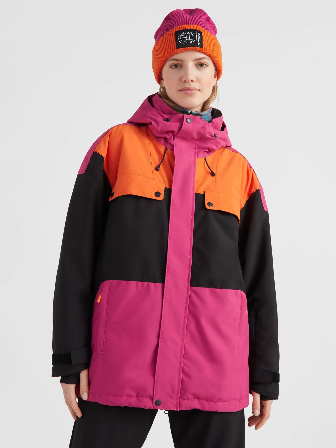 Горнолыжная куртка O'Neill модель 1500015_чорний комб. Фото