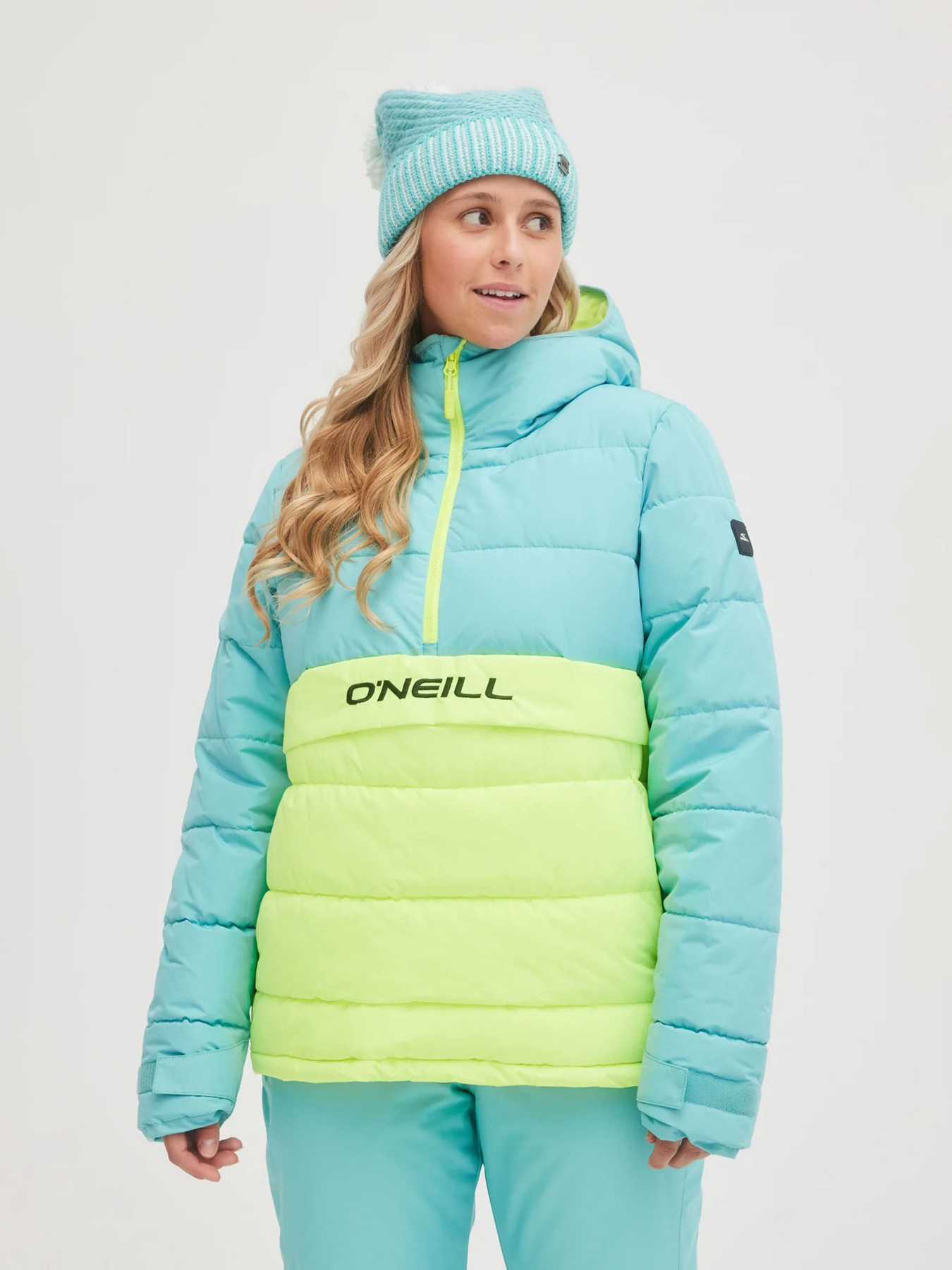 Анорак O'Neill модель 1500028_блакитний з салатовим Фото