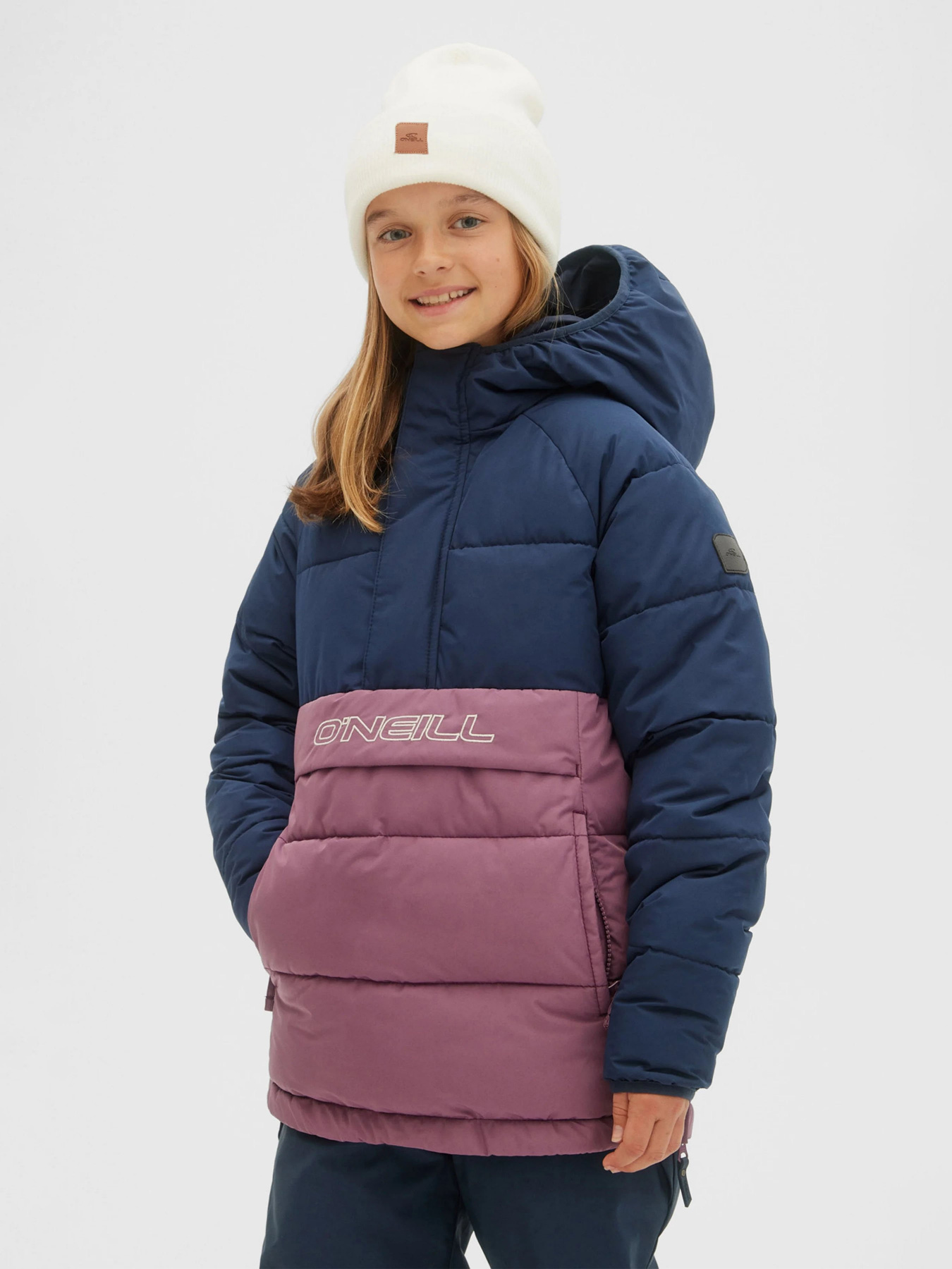 Зимова куртка O'Neill модель 1P6072_т.синій з бузковим Фото