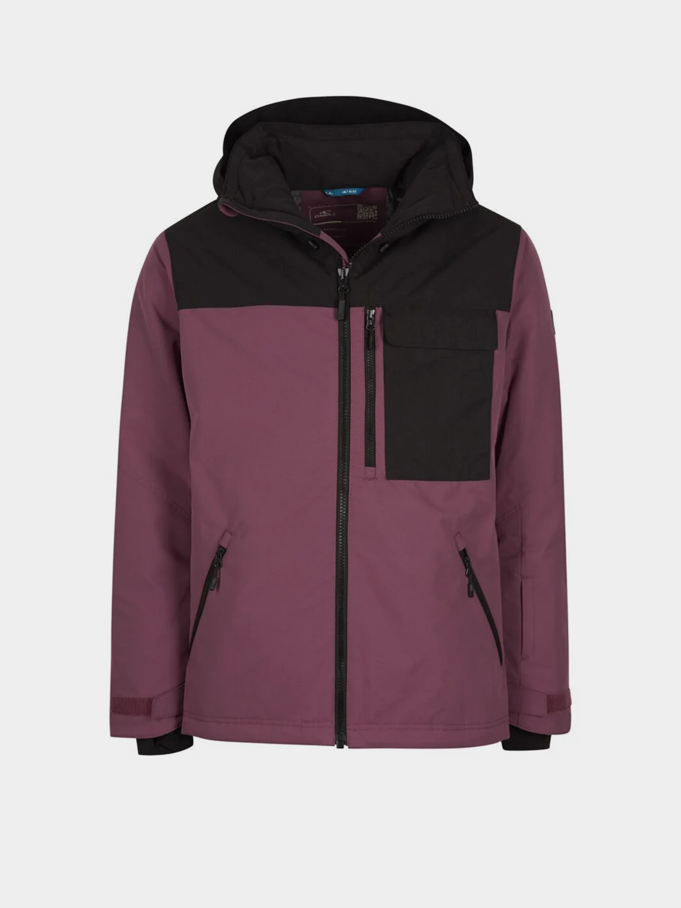 Гірськолижна куртка O'Neill Модель 2500008_с.бордовий з чорним Фото