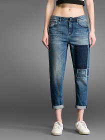 Джинси мом Only модель 116149033955_синій комб. Фото