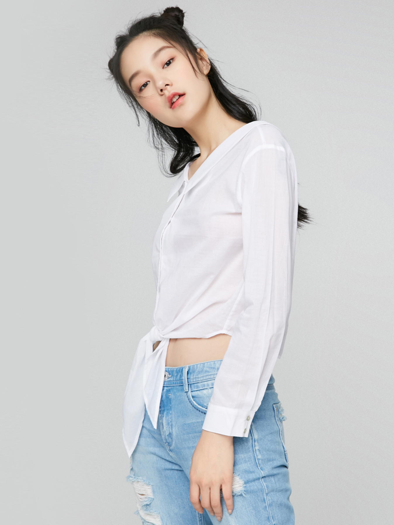 Блуза Only модель 117204504A01_білий Фото