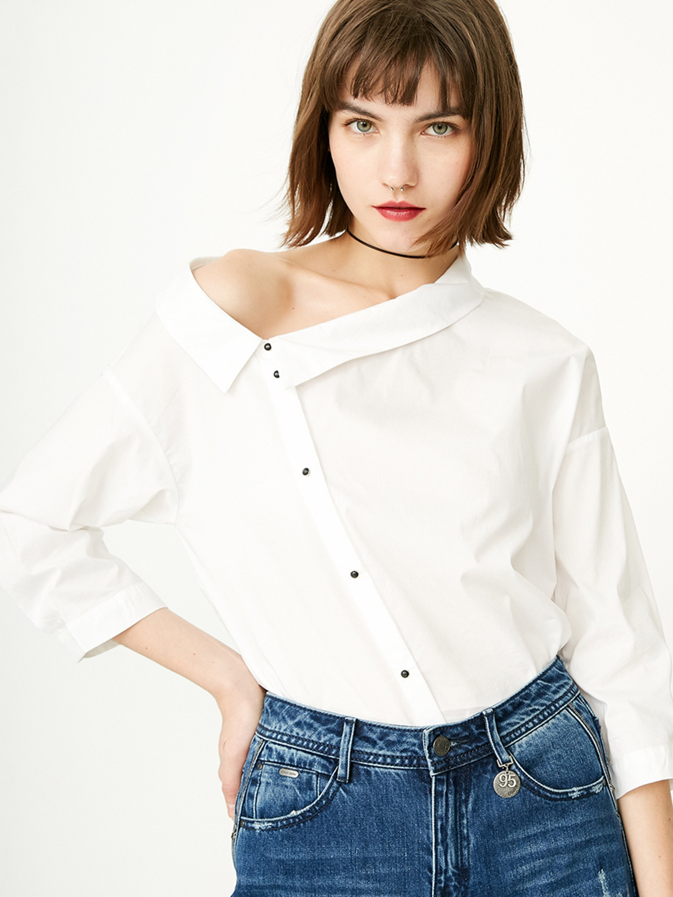 Блуза Only модель 117205519A01_білий Фото