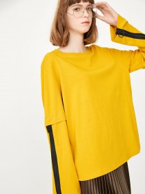 Лонгслив Only модель 117302506D09_жовтий Фото