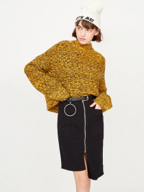 Спідниця міді Only модель 117316534S01_чорний Фото