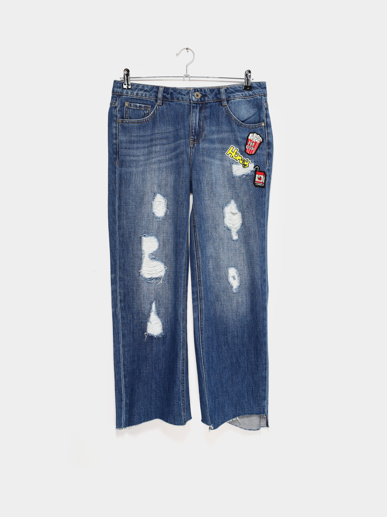 Прямые джинсы Only модель 117332532J34_синій комб. Фото