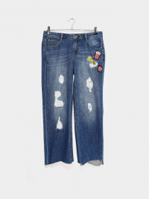 Прямые джинсы Only модель 117332532J34_синій комб. Фото