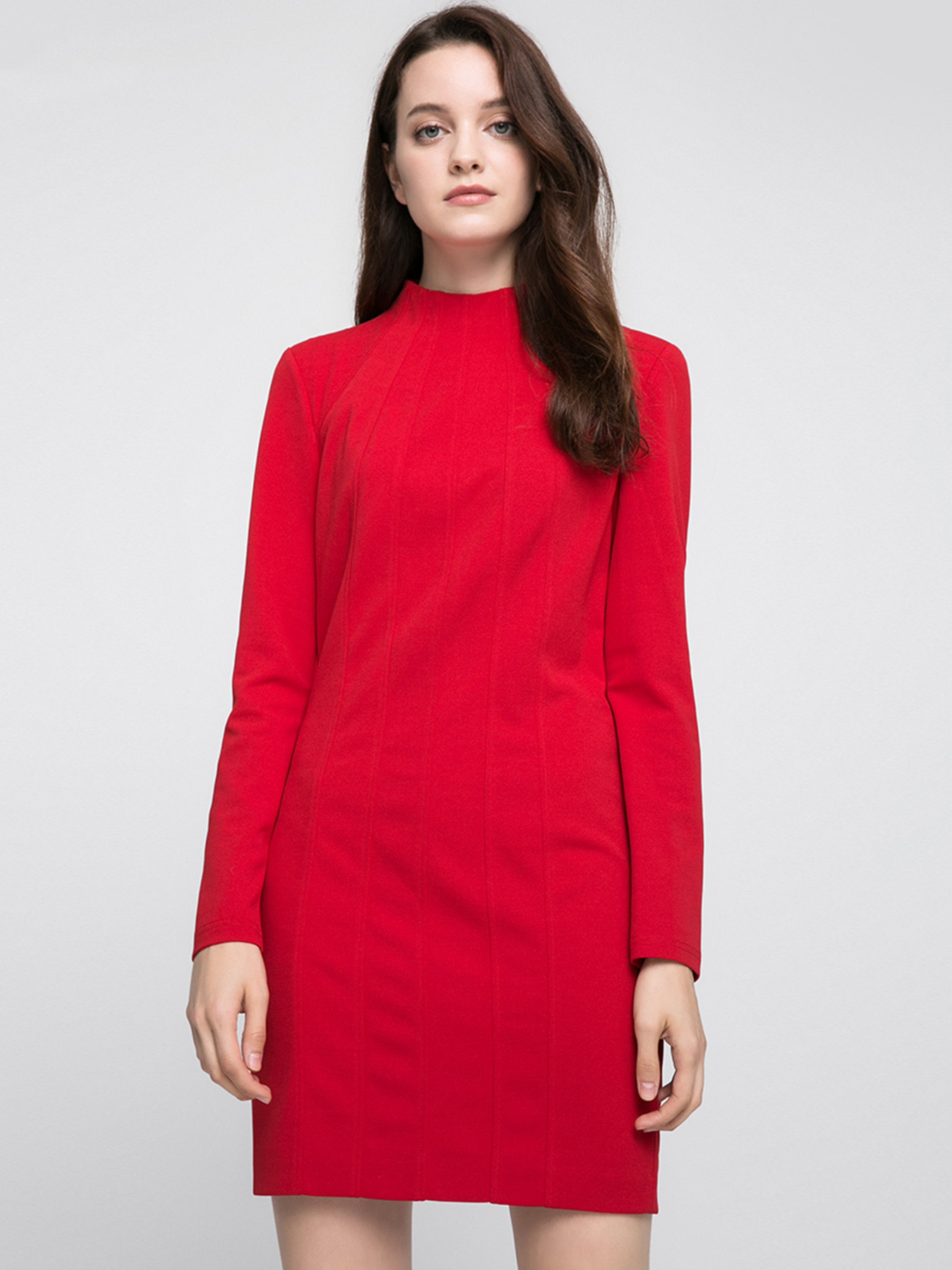Сукня міді Only модель 116307557078_червоний Фото