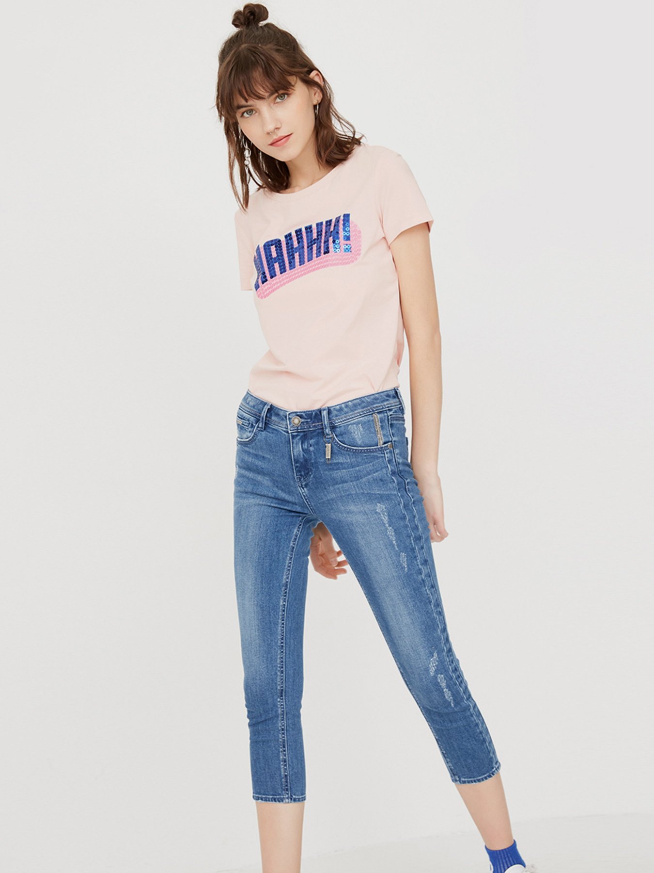 Скіні джинси Only модель 117349505J33_синій Фото