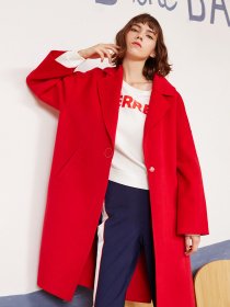 Пальто Only модель 11734S502F16_червоний Фото