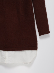 Платье миди Only модель 116313506083_коричневий комб. Фото