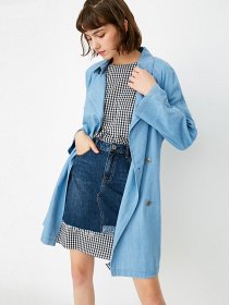 Плащ Only модель 117354527J32_с.синій Фото