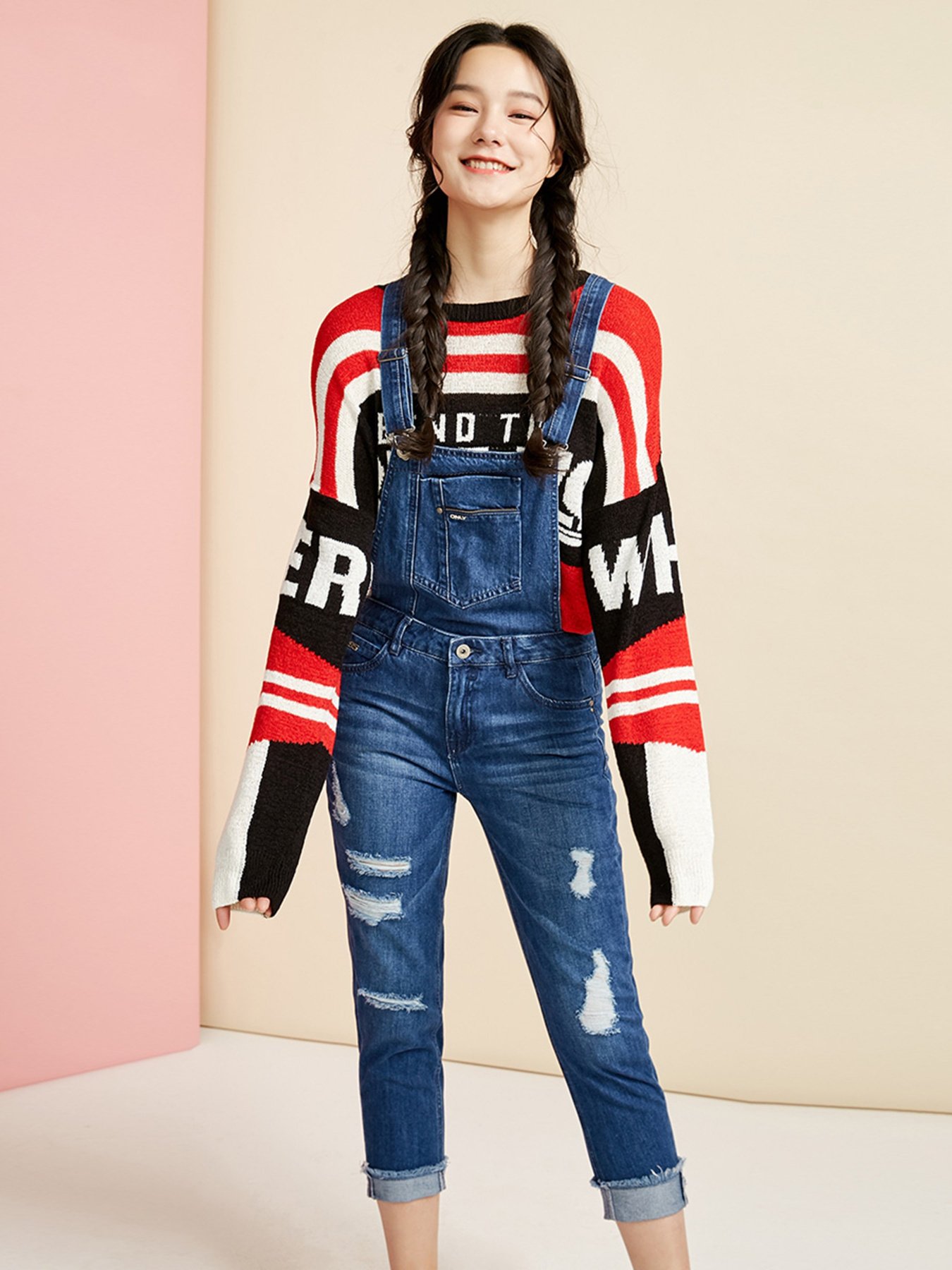 Джинсовий комбінезон Only Модель 11737L503J34_синій Фото