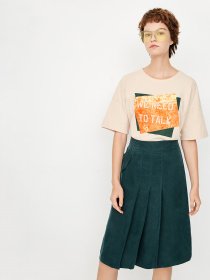 Юбка миди Only модель 116316506041_т.зелений Фото