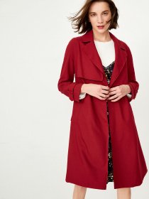 Плащ Only модель 118136508F16_т.червоний Фото