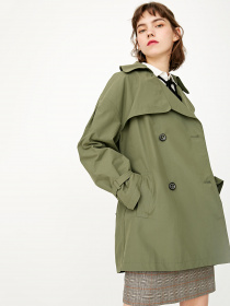 Плащ Only модель 118136514E03_зелений Фото