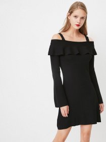 Сукня міді Only модель 118146516S01_чорний Фото