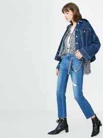 Прямые джинсы Only модель 118149623J33_синій Фото