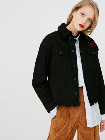 Джинсовая куртка Only модель 118154508J1Z_чорний Джинсовая куртка Only модель 118154508J1Z_чорний Фото