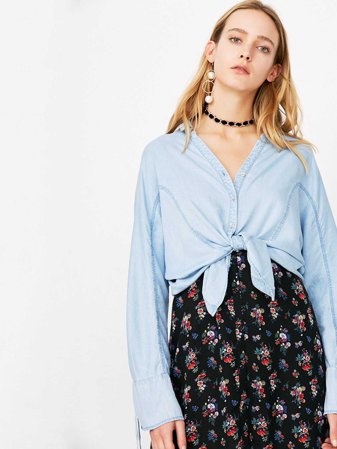 Блуза Only модель 118162503J31_с.синій Фото