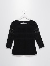 Лонгслив Only модель 116330519010_чорний Фото