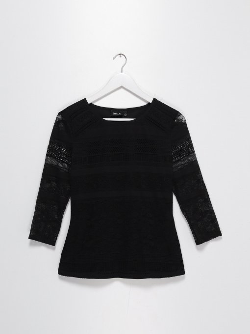 Лонгслив Only модель 116330519010_чорний Фото