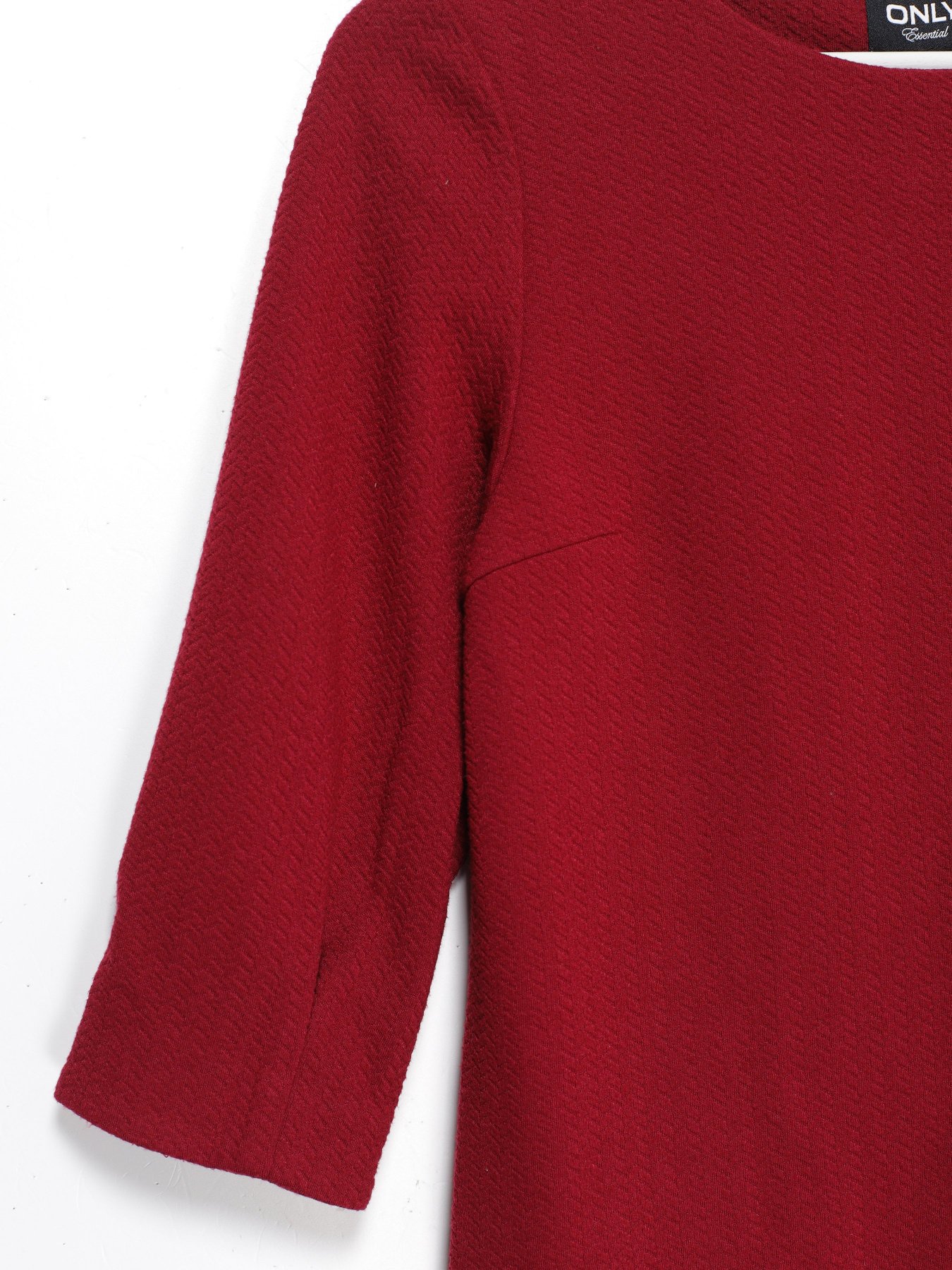 Лонгслив Only модель 11633052007B_бордовий Фото