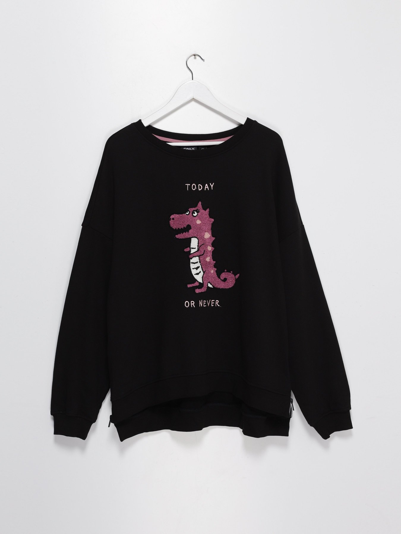 Свитшот Only модель 11939S566S01_чорний комб. Фото