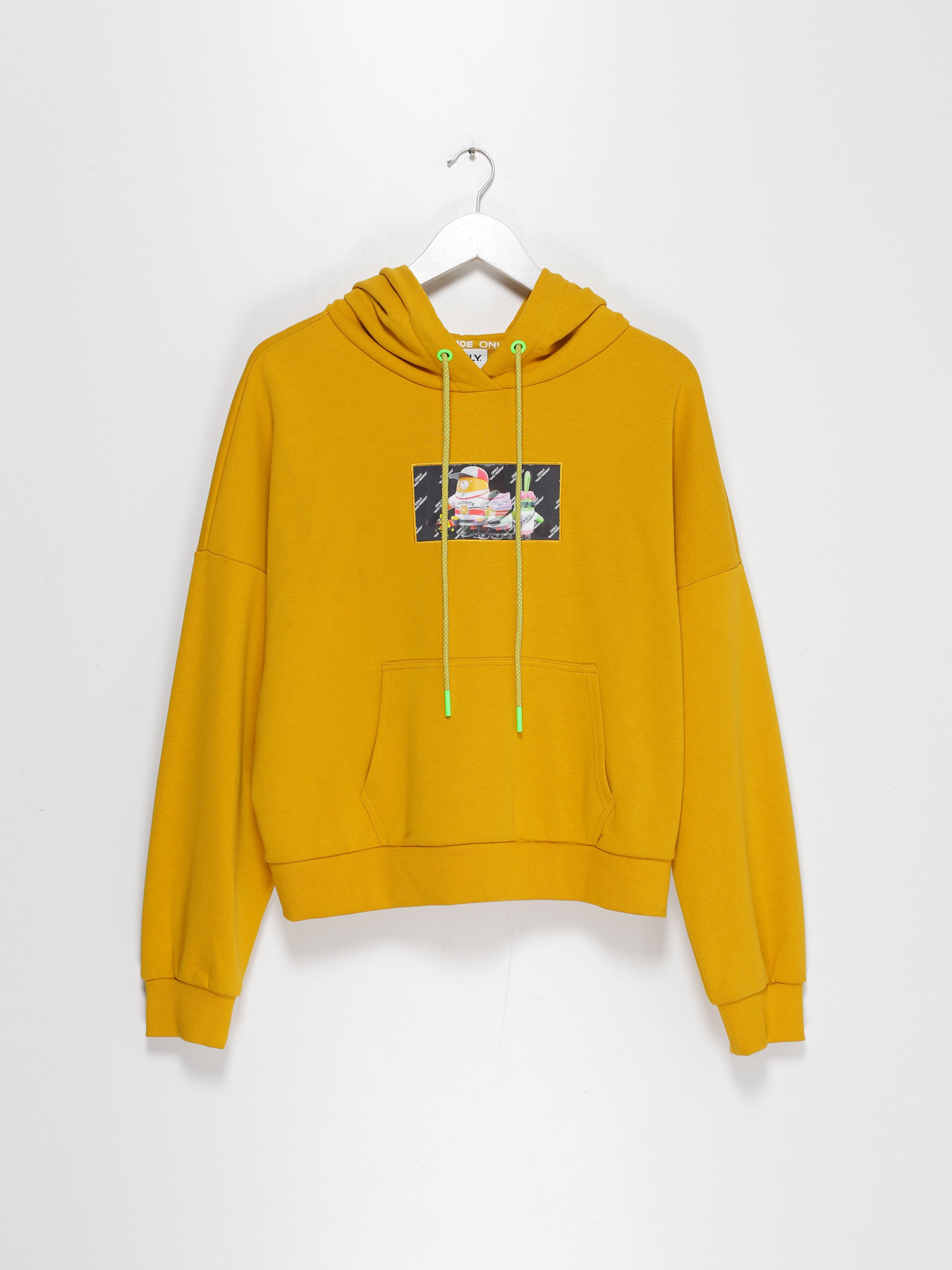 Худи Only модель 11939S582D09_гірчичний комб. Фото