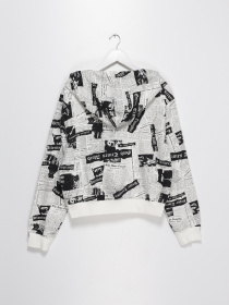 Худи Only модель 11939S602H2D_білий комб. Фото