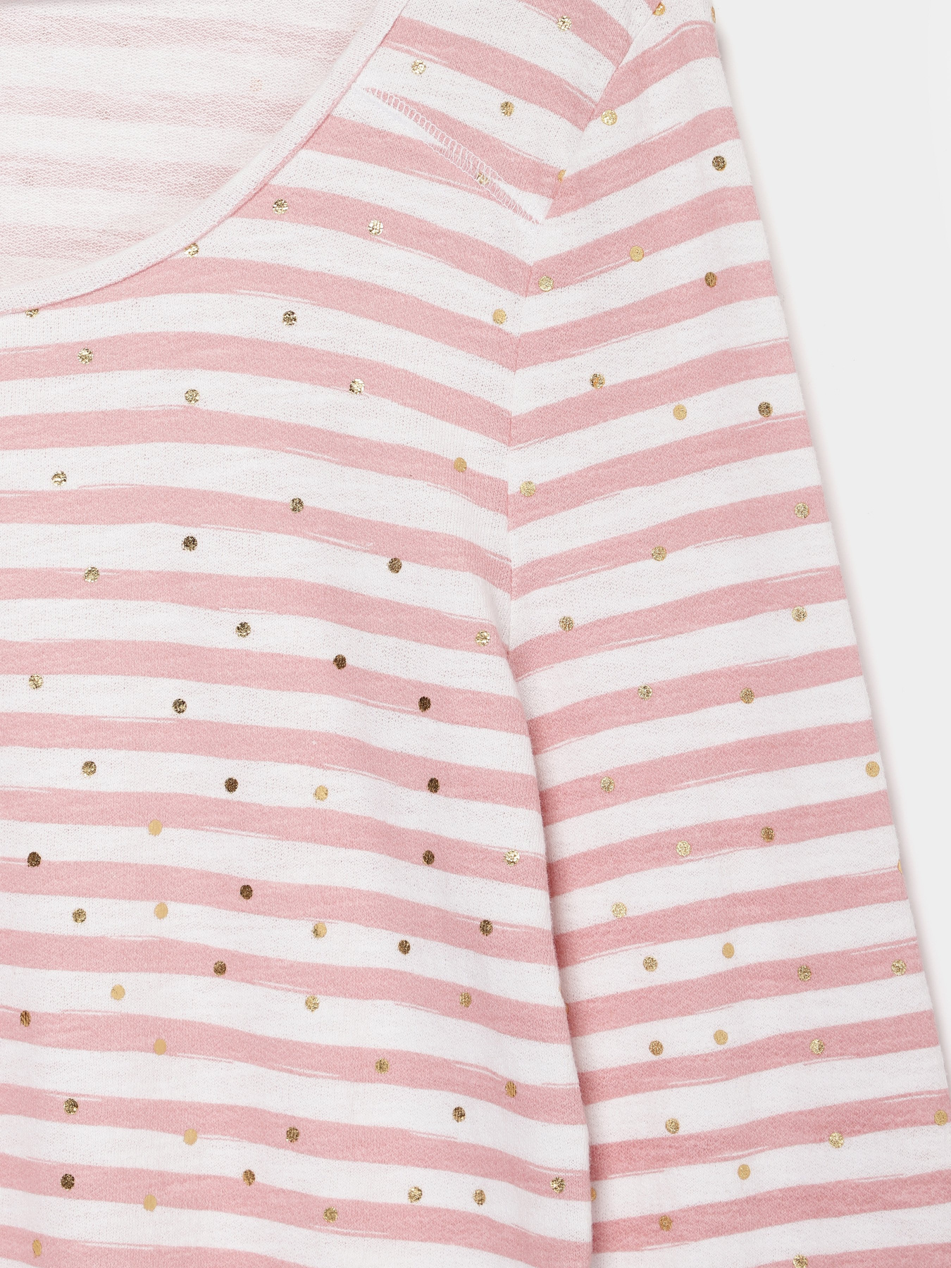 Лонгслів Only модель 15224838_білий з рожевим Фото