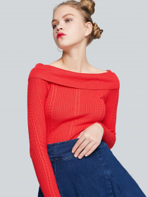 Джемпер Only модель 117124536F16_червоний Фото