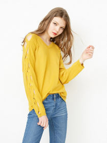 Джемпер Only модель 118124555D09_гірчичний Фото