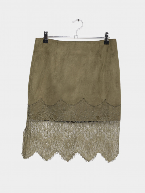 Юбка мини Only модель 118165515E06_хакі Фото