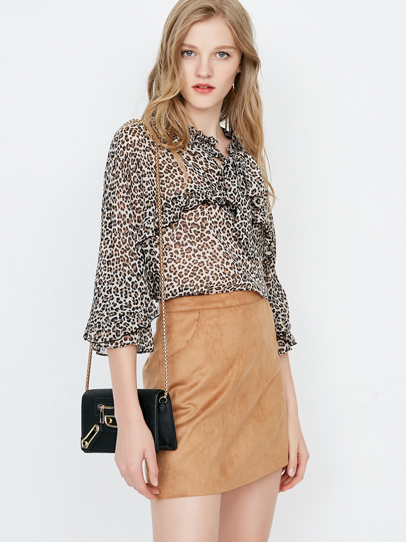 Спідниця міні Only модель 11826S502E10_с.коричневий Фото