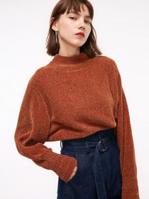 Светр Only модель 118313502F13_коричневий Фото