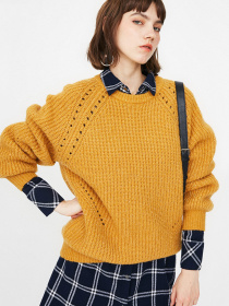 Джемпер Only модель 118313536F10_гірчичний Фото