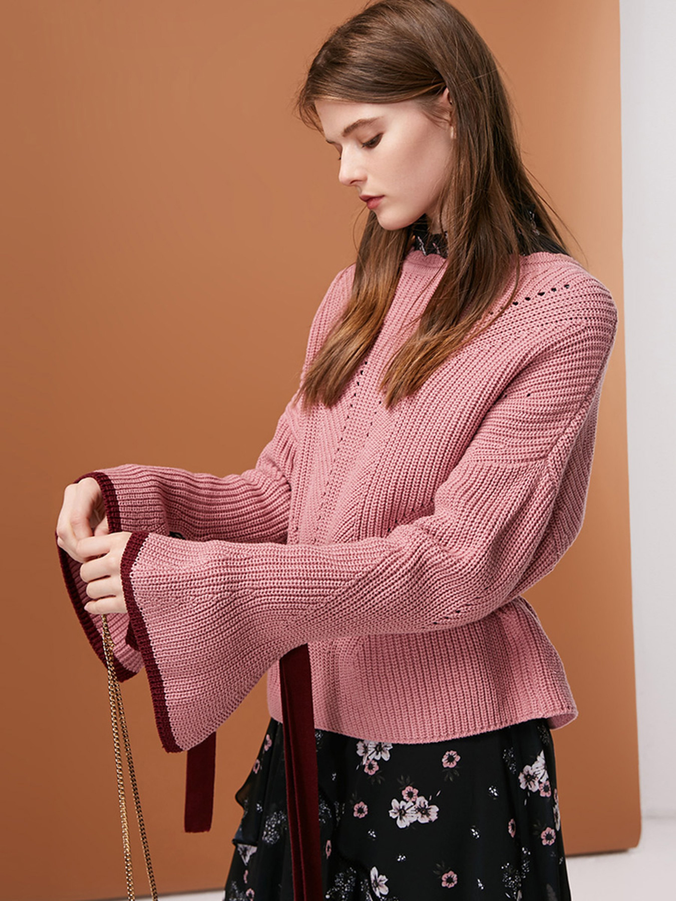 Джемпер Only модель 118313546C17_рожевий Фото